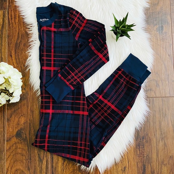 Hearth & Hand Other - Hearth & Hand Cozy Full Body Adult Plaid Onesie